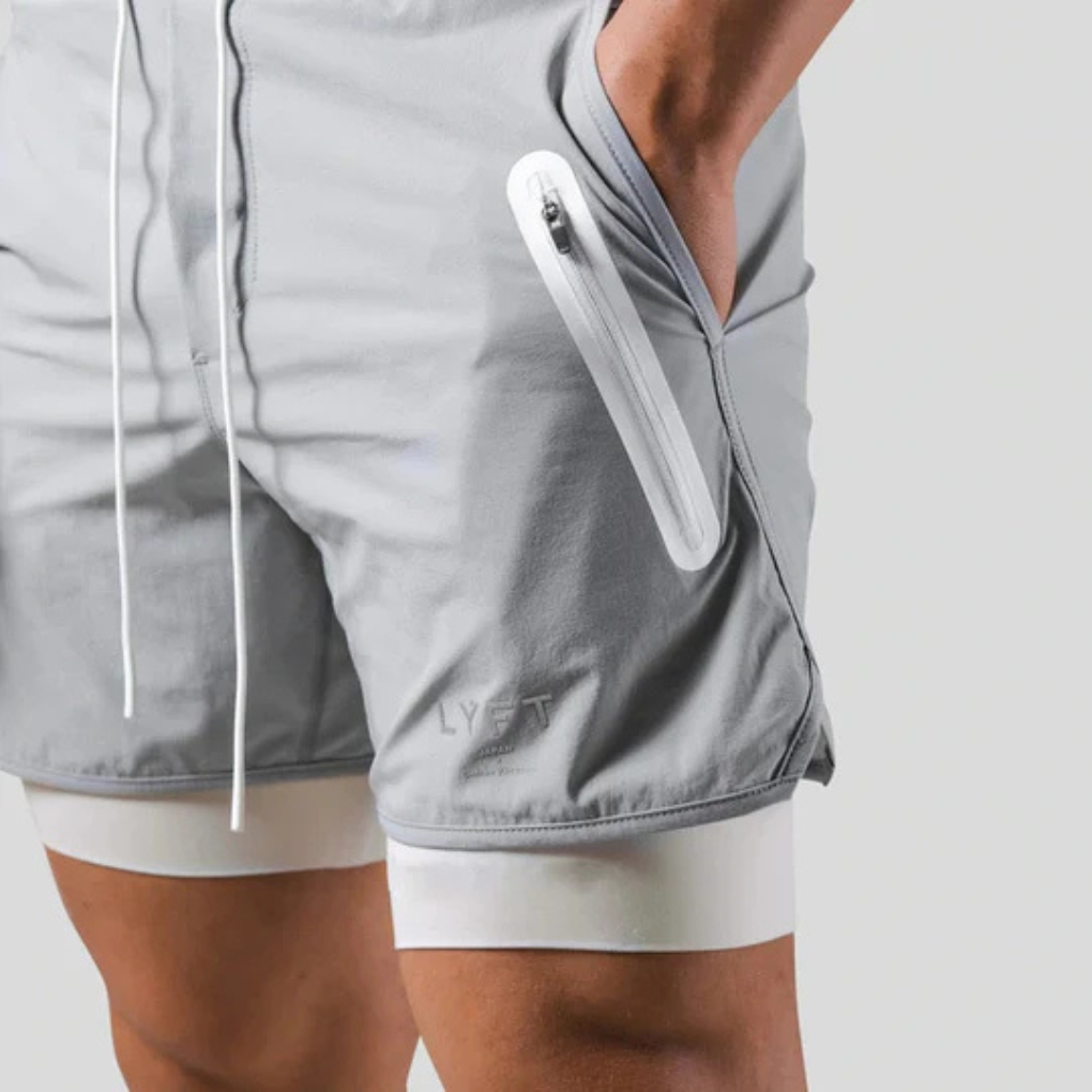 Pantalon de sport 2 en 1 pour homme