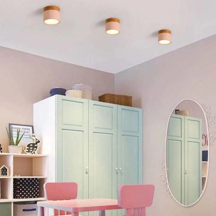LumiZénith - Plafonnier LED Cylindrique pour Couloir Modern et Énergétiquement Efficace