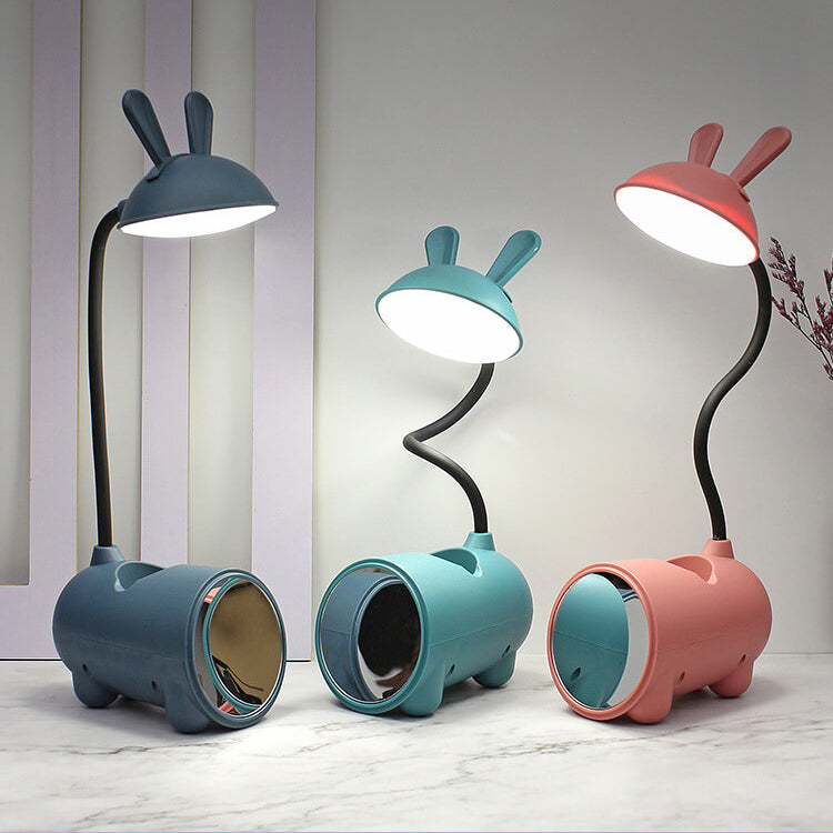 LumiStylish - Lampe de Bureau LED Tactile en Forme de Lapin pour Stylish Workspace