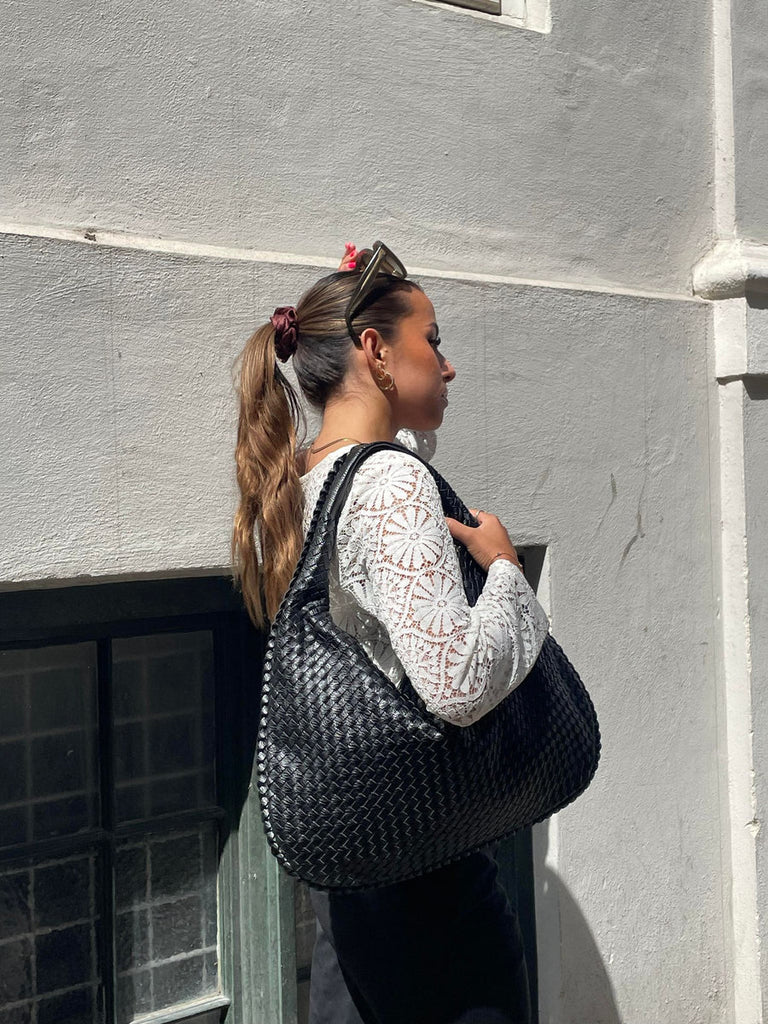 Sassy Bag - Sac à Main Tressé en Cuir Luxueux