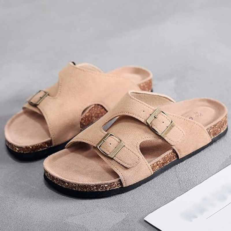 ConfortStyle - Sandales en cuir pour hommes, confort ultime et style moderne