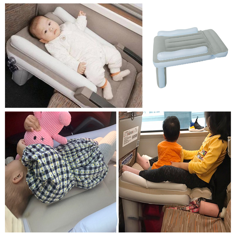 LittleDreams - Lit de Voyage Gonflable pour Bébé avec Pompe à Main