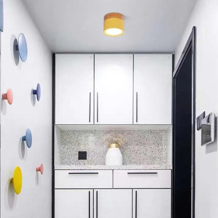 LumiZénith - Plafonnier LED Cylindrique pour Couloir Modern et Énergétiquement Efficace