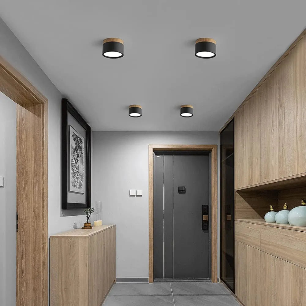 LumiStyle - Éclairage Plafonnier Cylindrique LED pour Couloir Modern