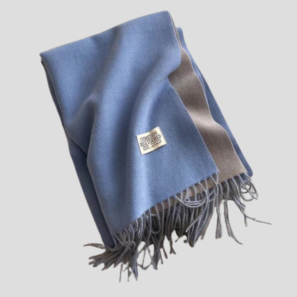 Écharpe en laine style hivernal classique