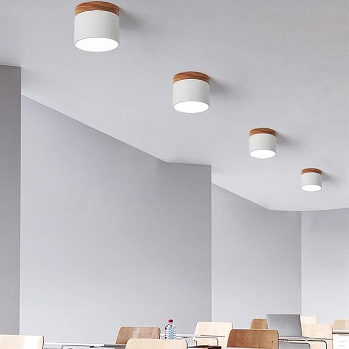 LumiStyle - Éclairage Plafonnier Cylindrique LED pour Couloir Modern