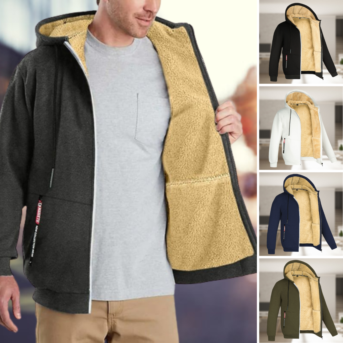 Sadi™ - Veste d'Hiver Chaude avec Capuche