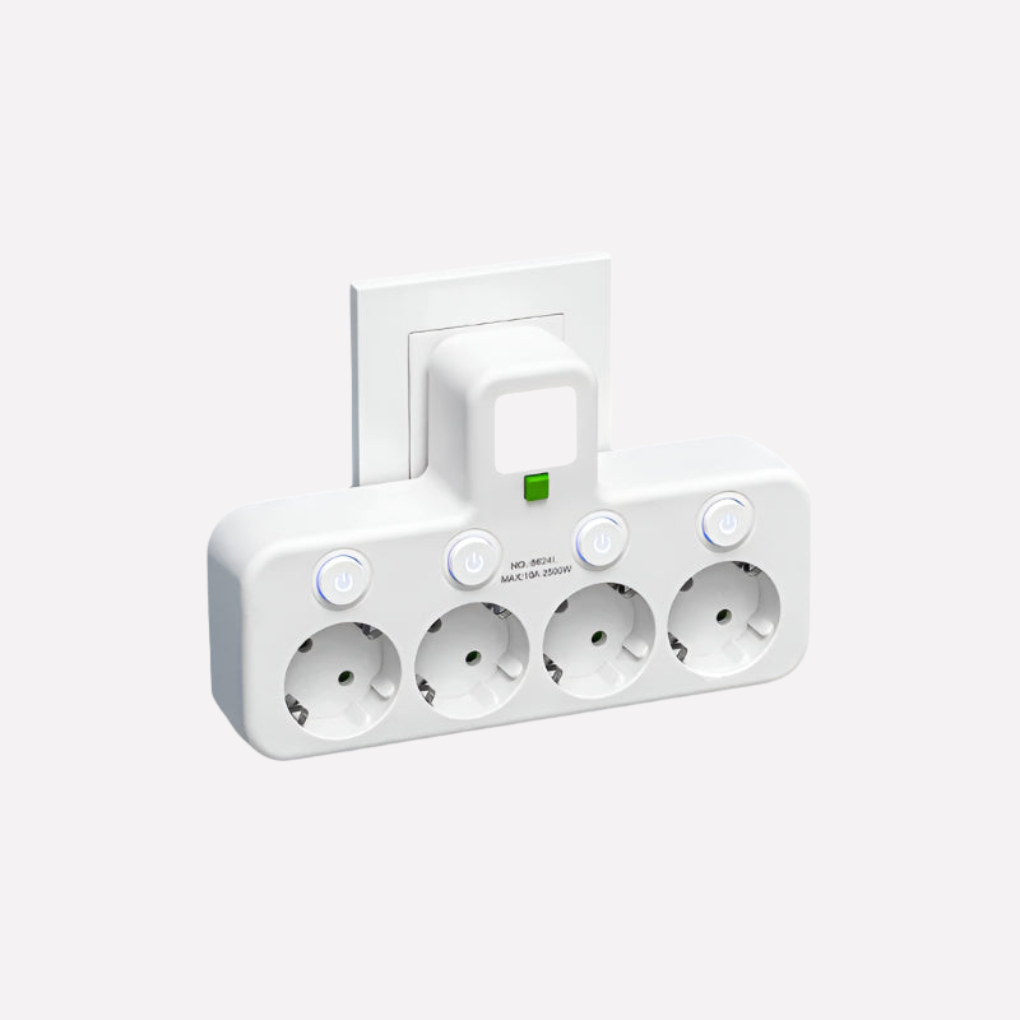 Multiprise avec ports USB et Type-C