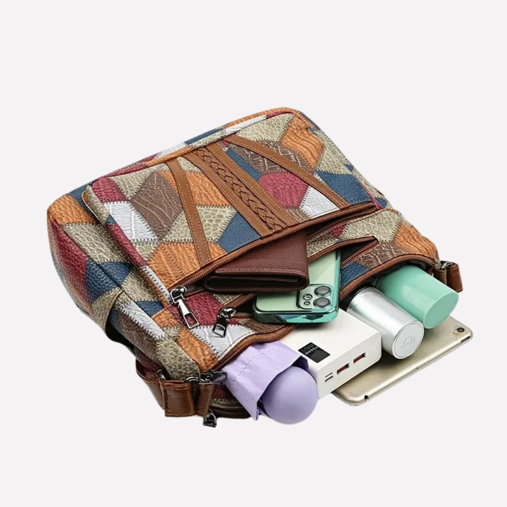 Sac à main patchwork pour femmes