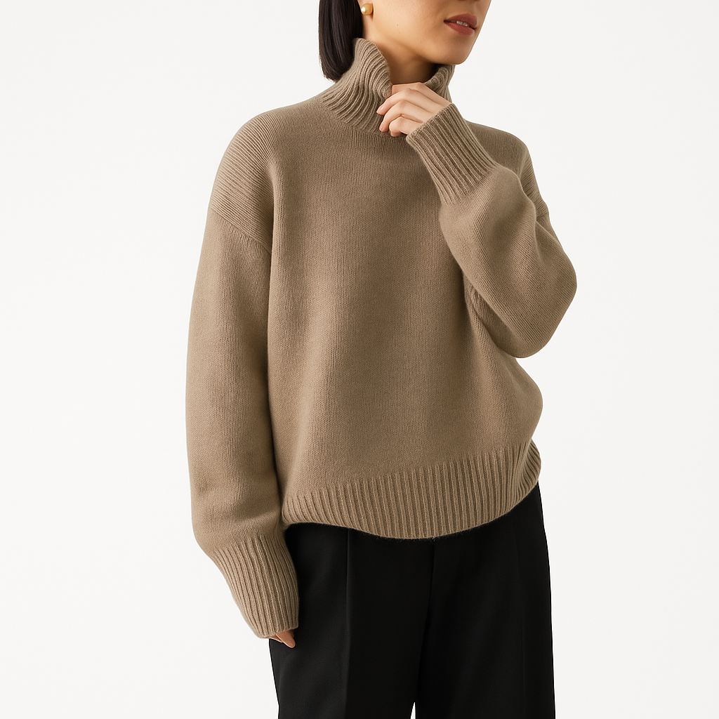 Pull col roulé pour femmes