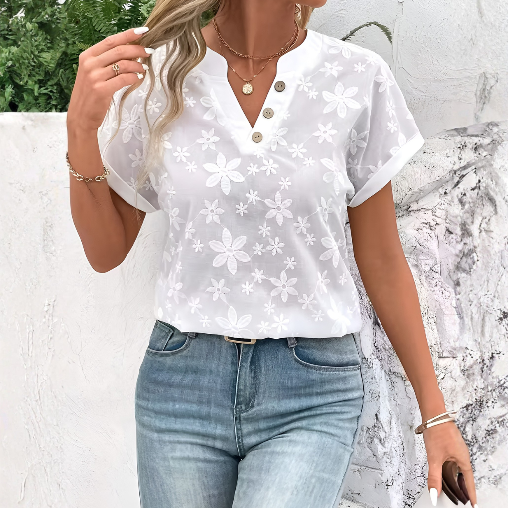 Chemise élégante à boutons pour femmes
