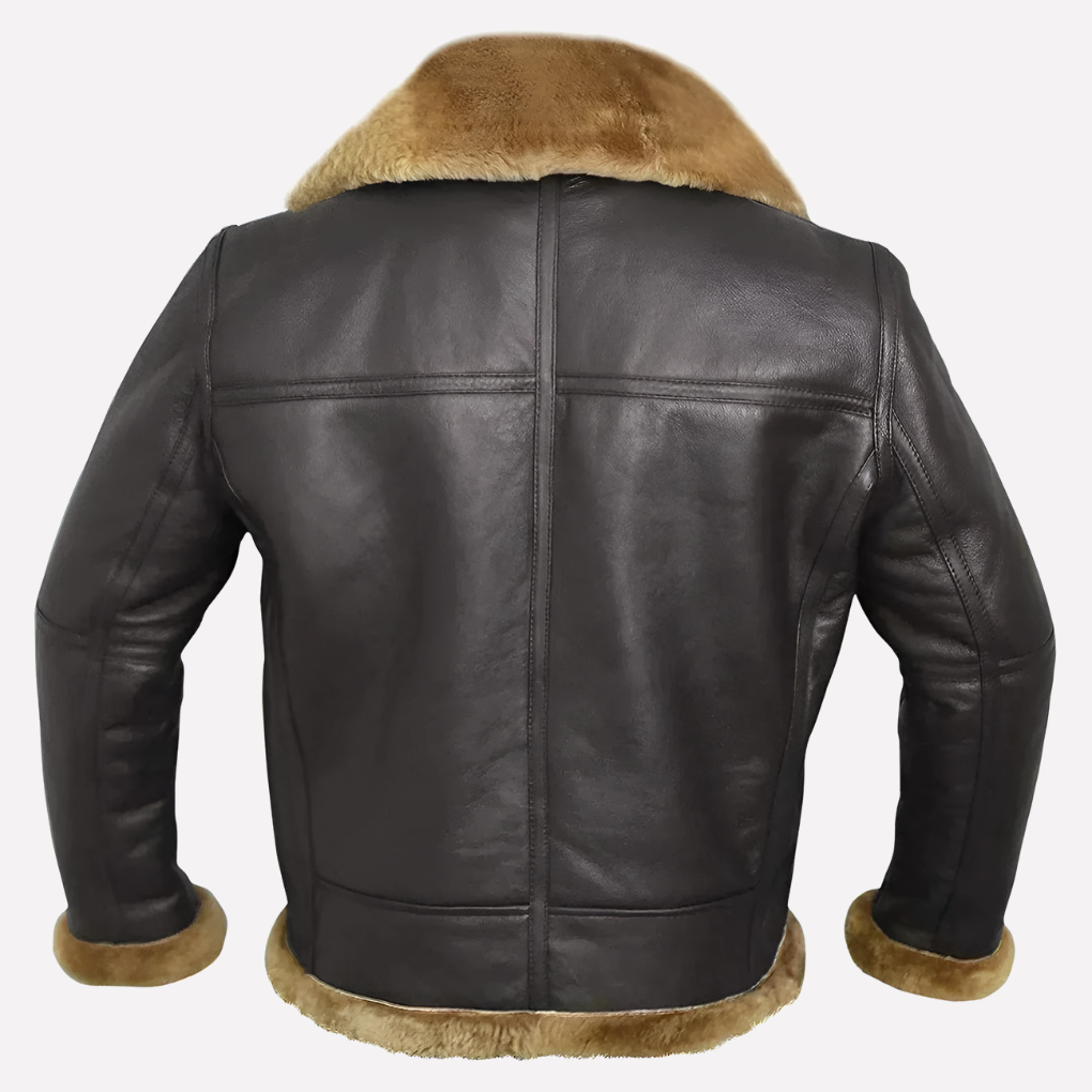 Veste de style shearling pour hommes