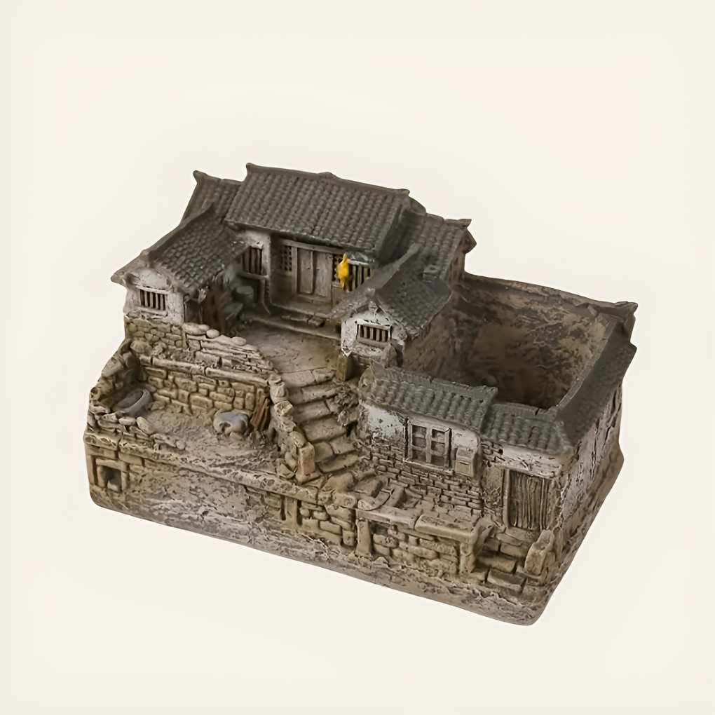 Statue de jardin rustique en cottage