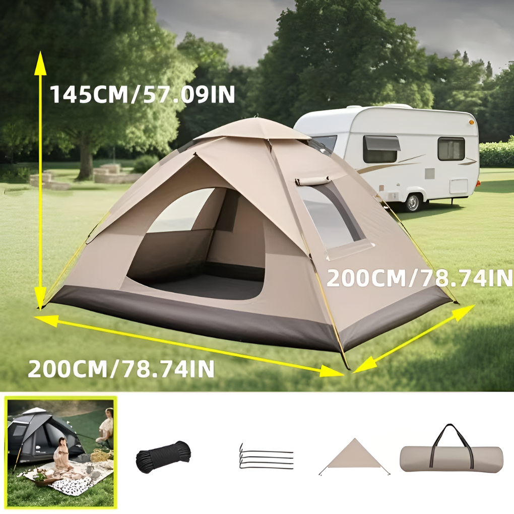 Tente de camping avec montage rapide pour l'extérieur