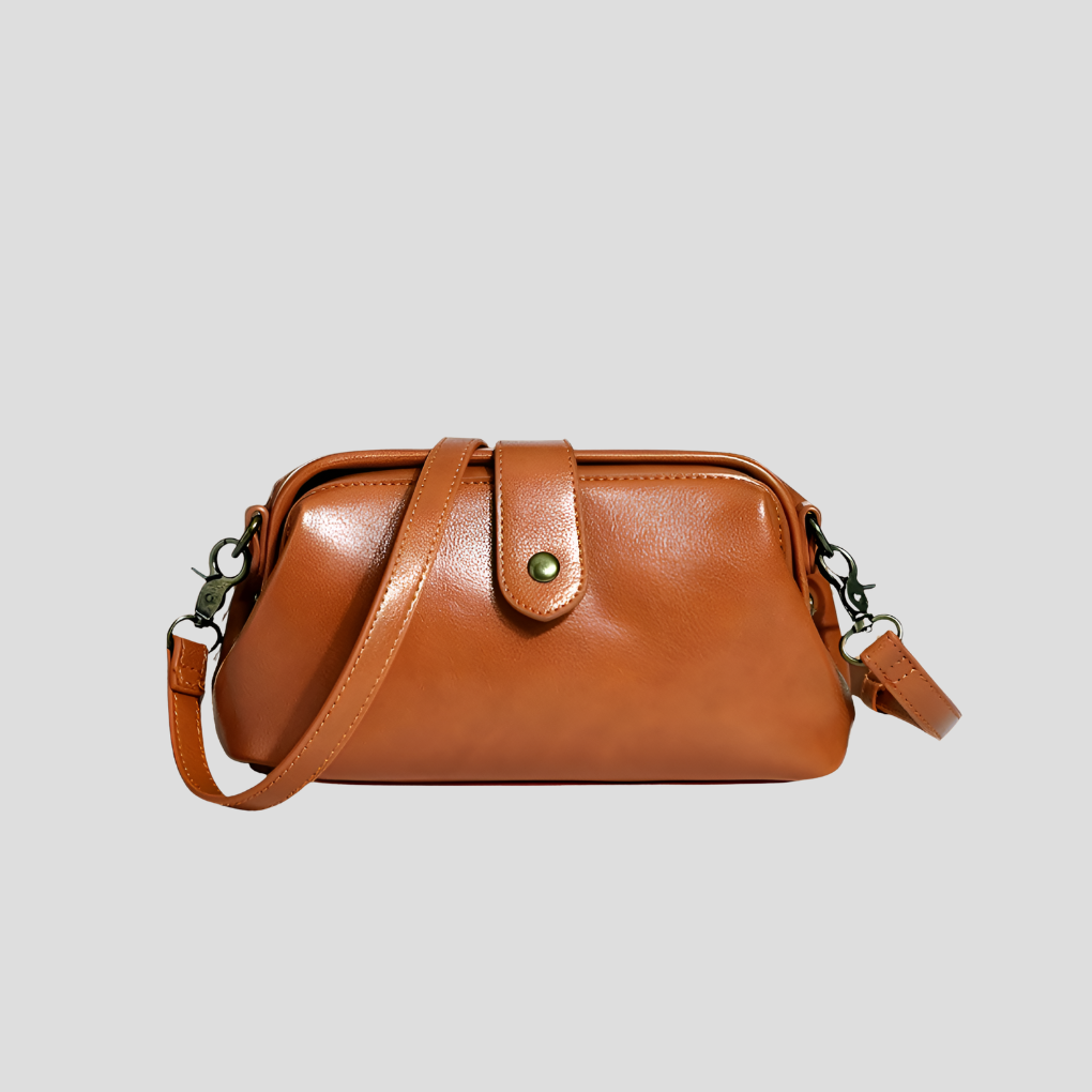 ChicCraft - Sac à Bandoulière en Cuir Premium Édition Artisanale - Élégance Vintage et Pratique