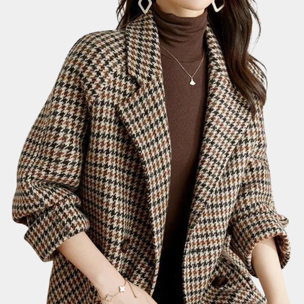Manteau pour femme avec un design classique à double boutonnage