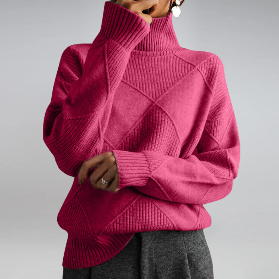 Pull à col roulé classique en laine : chaleur et style sophistiqué
