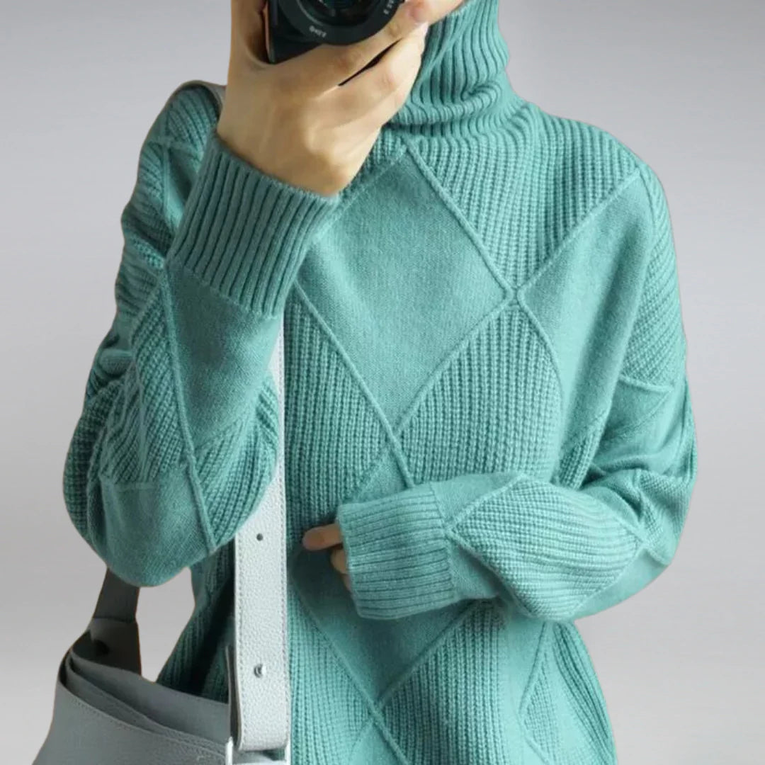 Pull à col roulé classique en laine : chaleur et style sophistiqué