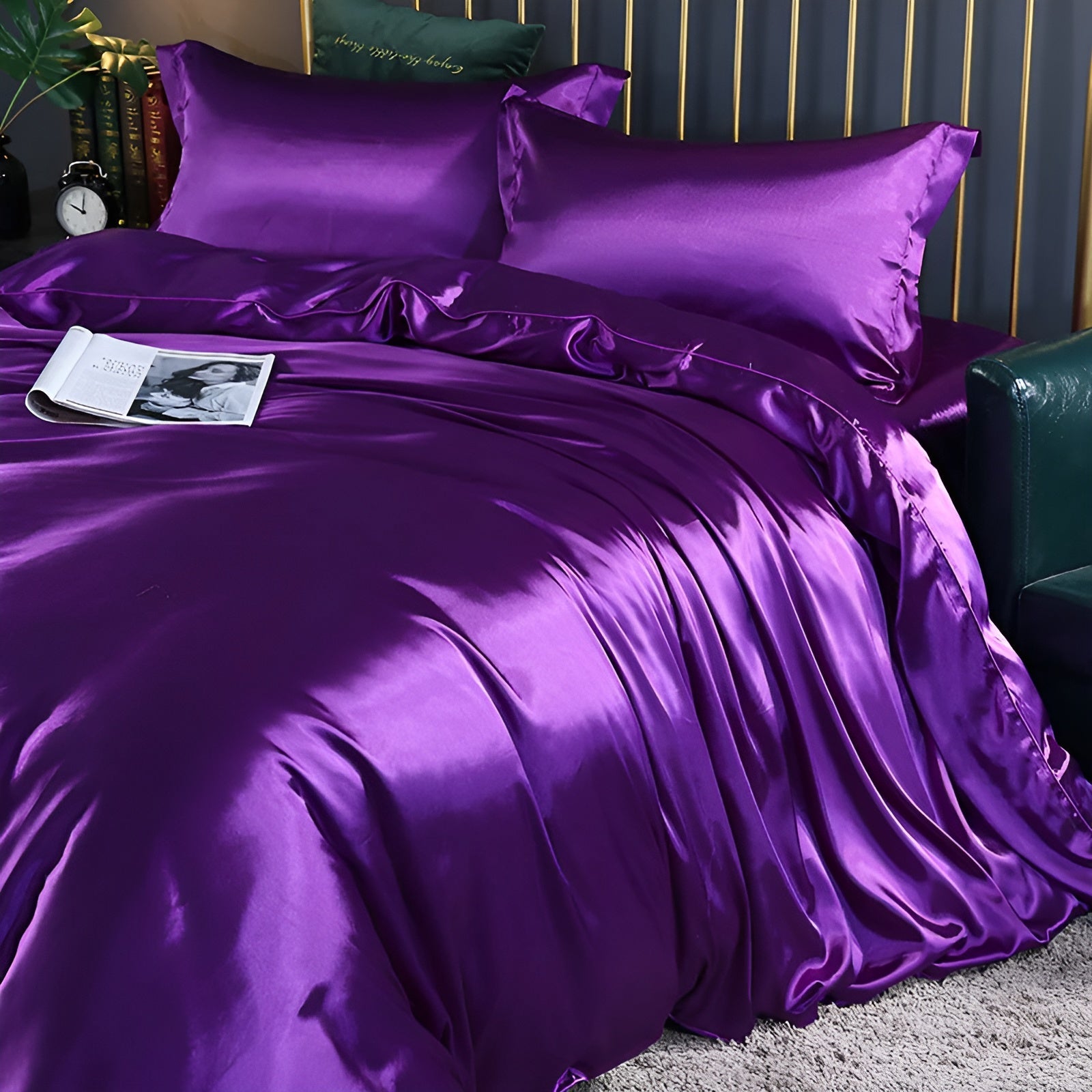 Luxe Silk Duvet - Ensemble de housses de couette en soie de mûrier luxueuse