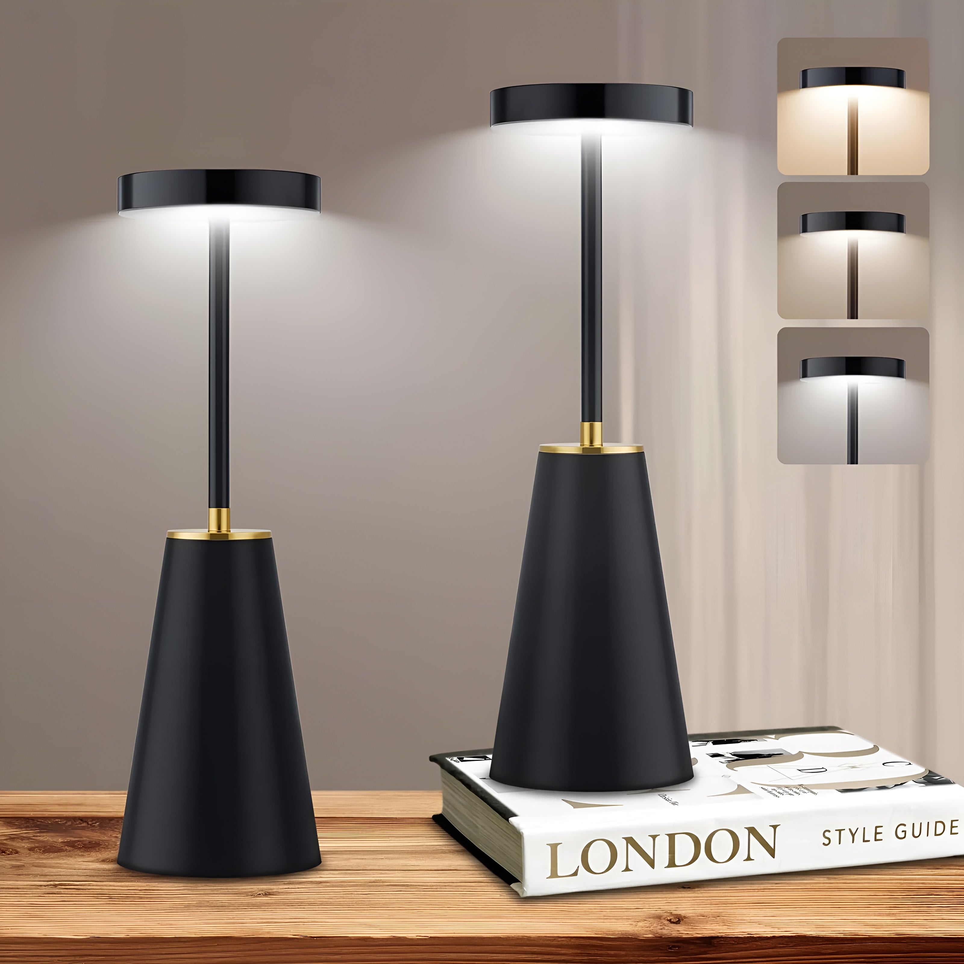Sleek Lamp - Lampe de Table de Luxe Sans Fil pour une Ambiance Moderne