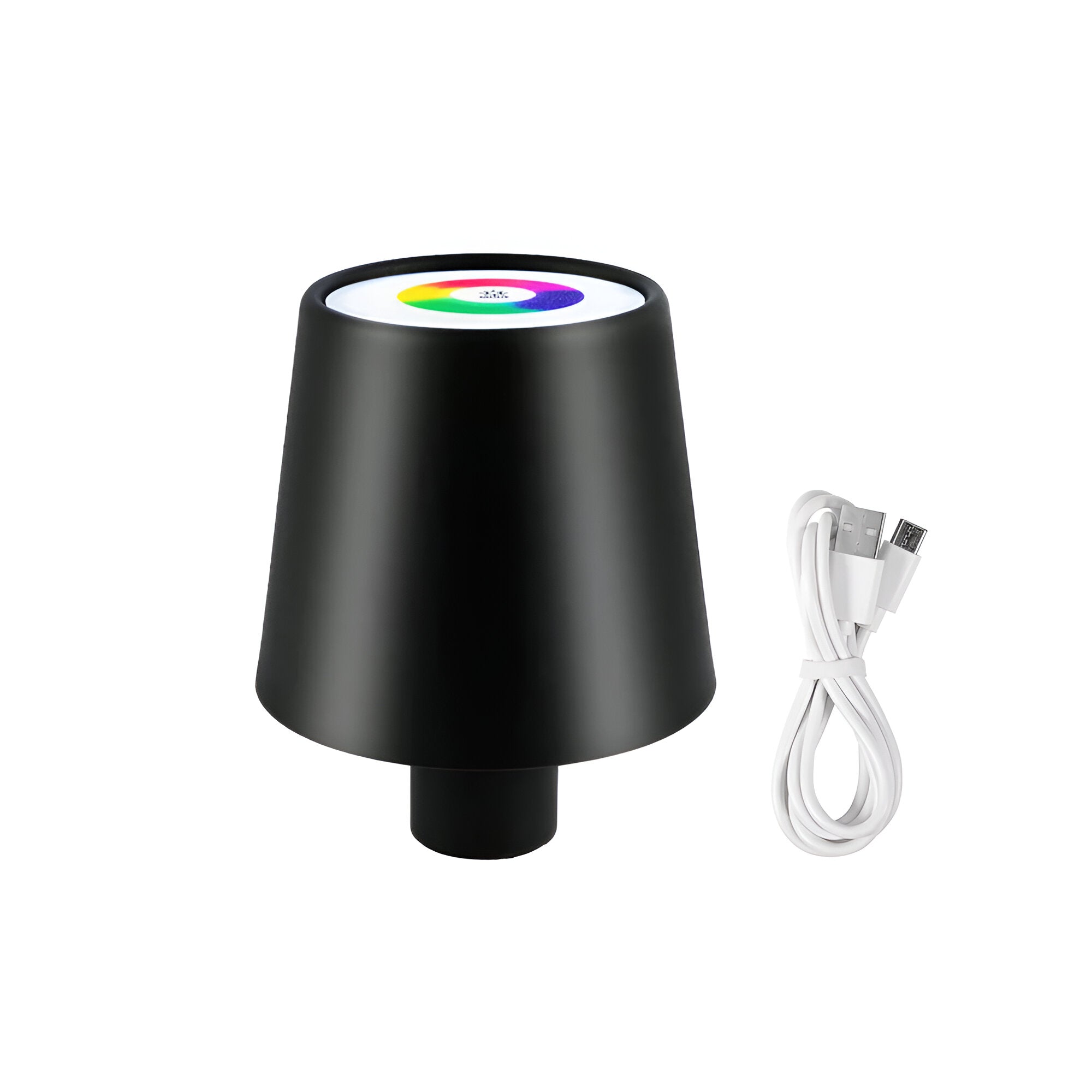 VinoGlint - Lampe de Table Portable et Dimmable en Forme de Bouteille de Vin