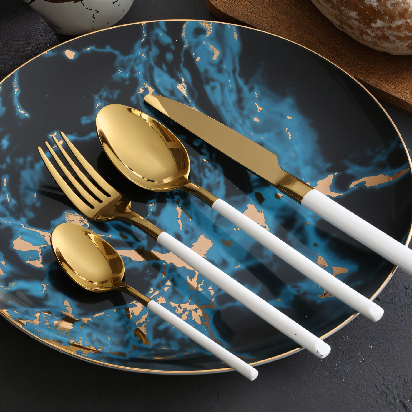 Vivid - Ensemble de Couverts en Acier Inoxydable