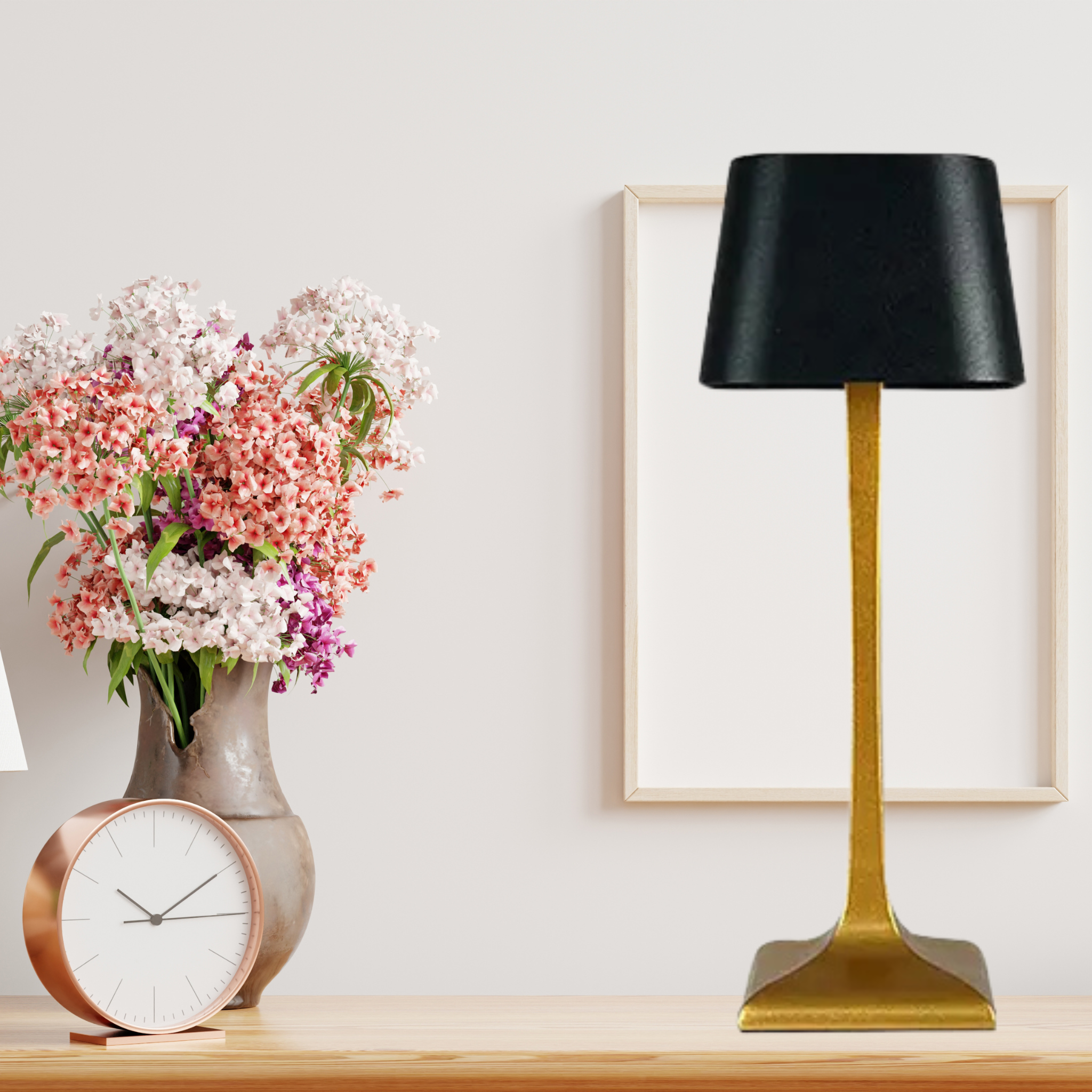 Lampe de Table LED Tactile – Rechargeable, Sans Fil & à Intensité Réglable | Design Moderne et Minimaliste
