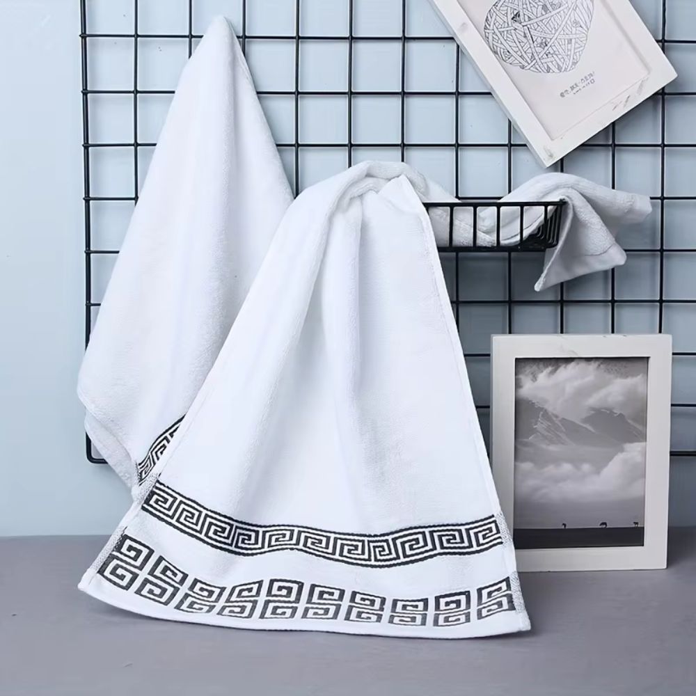 Lot de 2 serviettes en mélange de coton