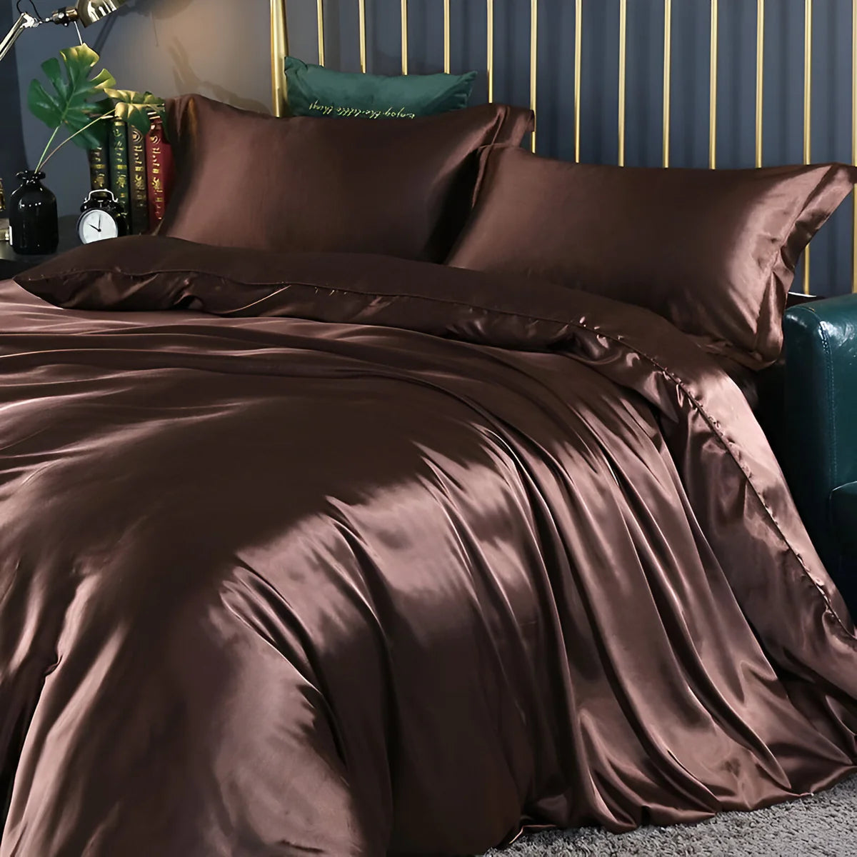 Luxe Silk Duvet - Ensemble de housses de couette en soie de mûrier luxueuse