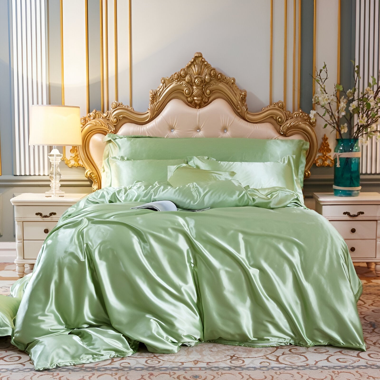 Luxe Silk Duvet - Ensemble de housses de couette en soie de mûrier luxueuse