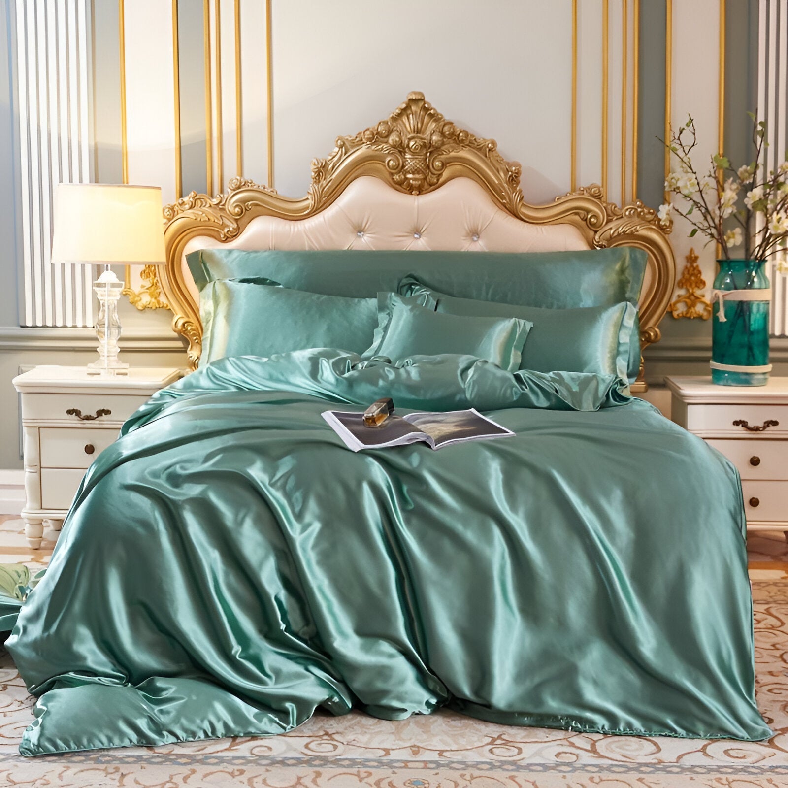 Luxe Silk Duvet - Ensemble de housses de couette en soie de mûrier luxueuse