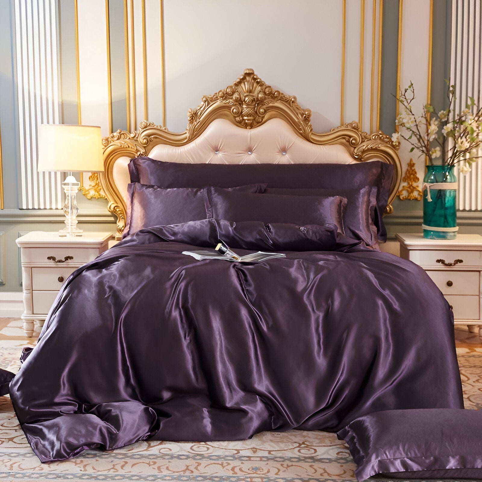 Luxe Silk Duvet - Ensemble de housses de couette en soie de mûrier luxueuse