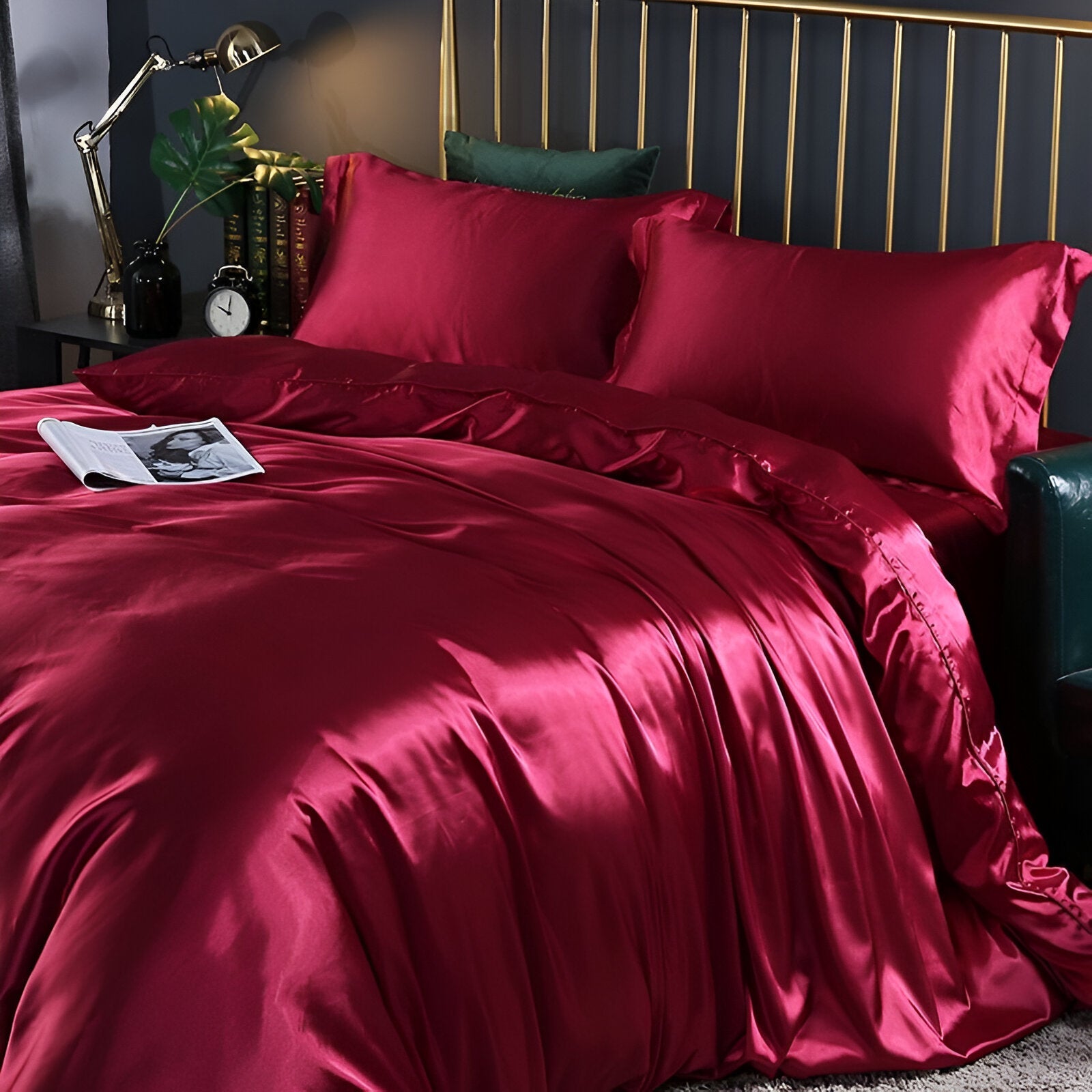 Luxe Silk Duvet - Ensemble de housses de couette en soie de mûrier luxueuse