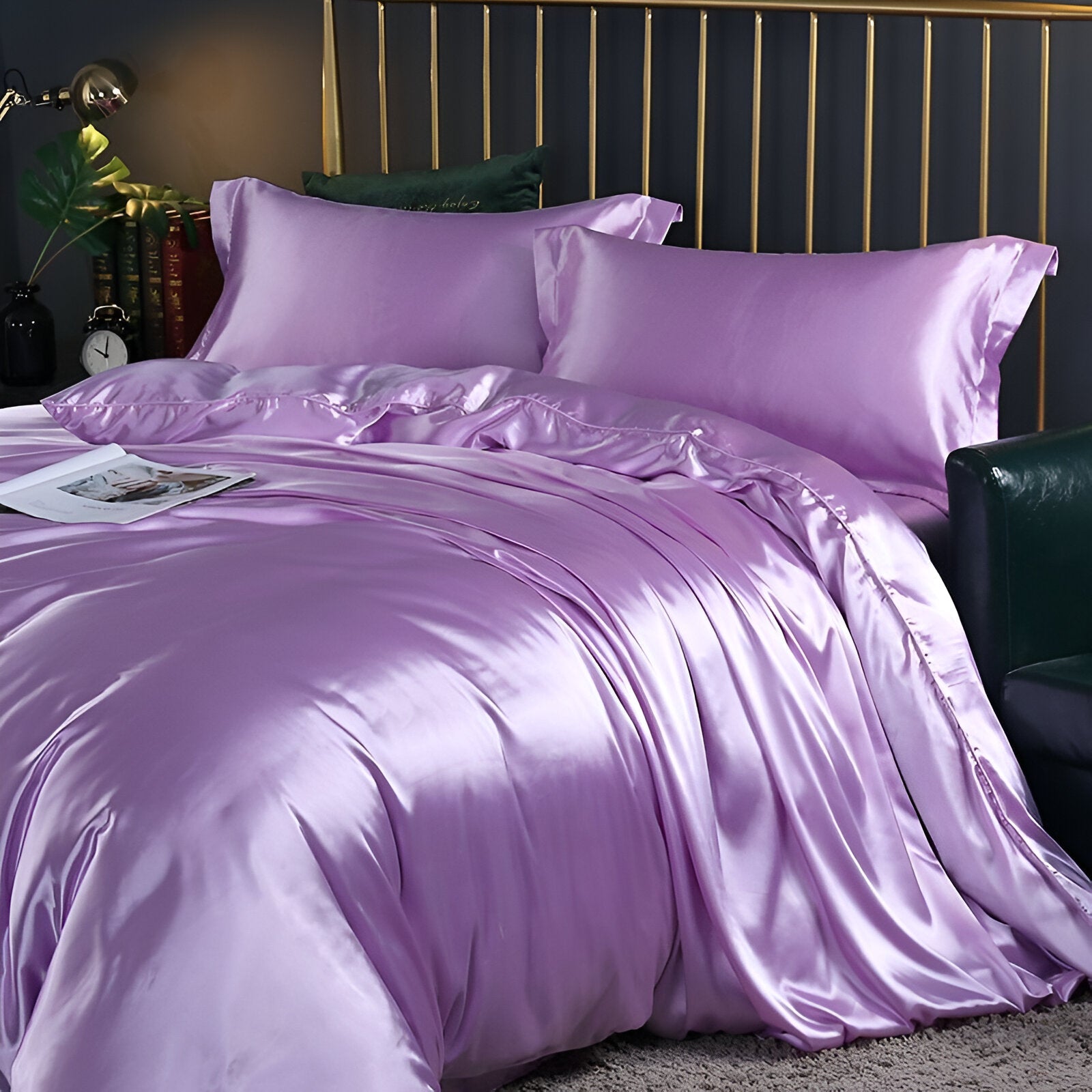 Luxe Silk Duvet - Ensemble de housses de couette en soie de mûrier luxueuse