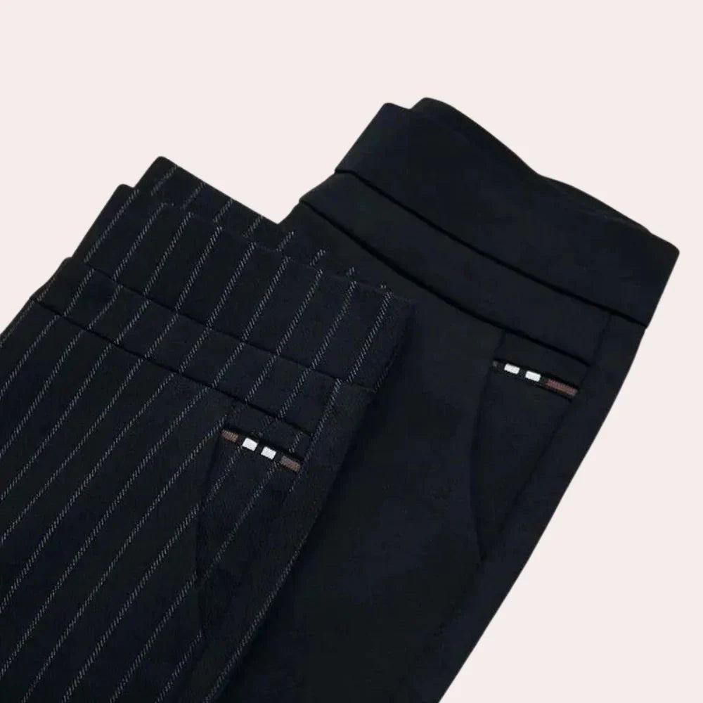 Pantalon stretch taille haute confortable