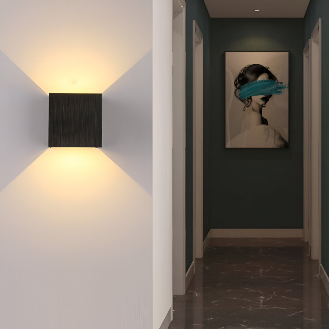 Nordic WallLight - Applique Murale LED Moderne au Design Nordique - Rechargeable par USB