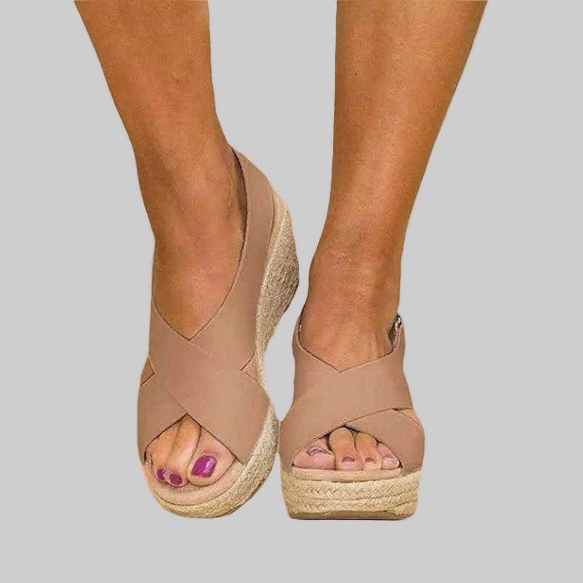 Espadrilles compensées pour femme