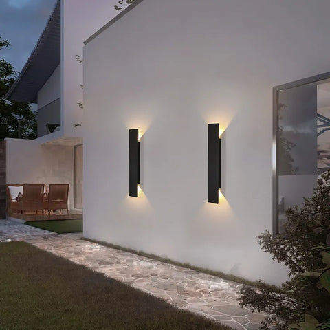 SILVERRAIN - Applique Murale Étanche en Aluminium