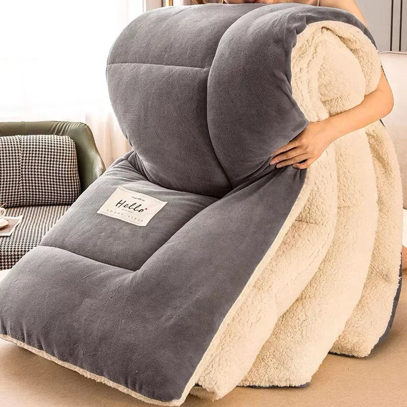 Couette Épaisse en Flanelle Double pour l'Hiver - Rypat