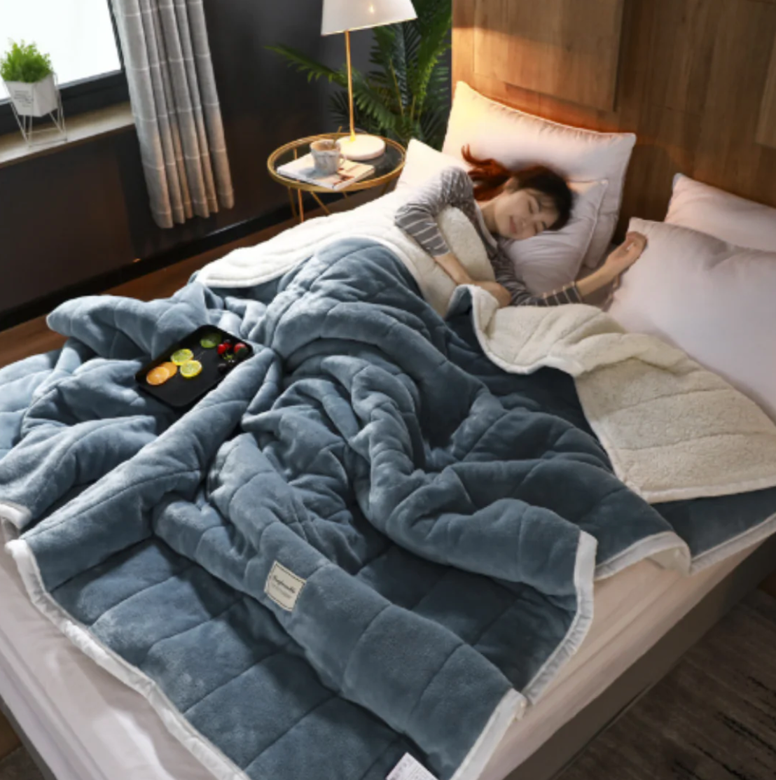 Cozysheet - La Couverture Triple Épaisseur la Plus Douce pour l'Automne et l'Hiver