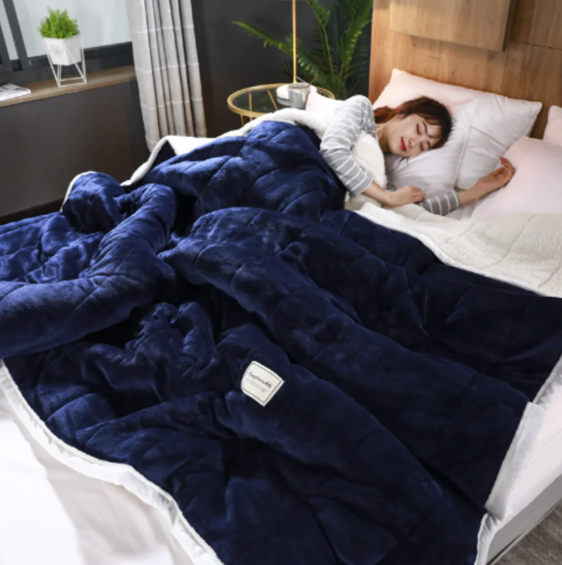 Cozysheet - La Couverture Triple Épaisseur la Plus Douce pour l'Automne et l'Hiver