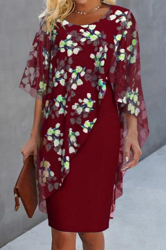 Robe florale élégante pour femme