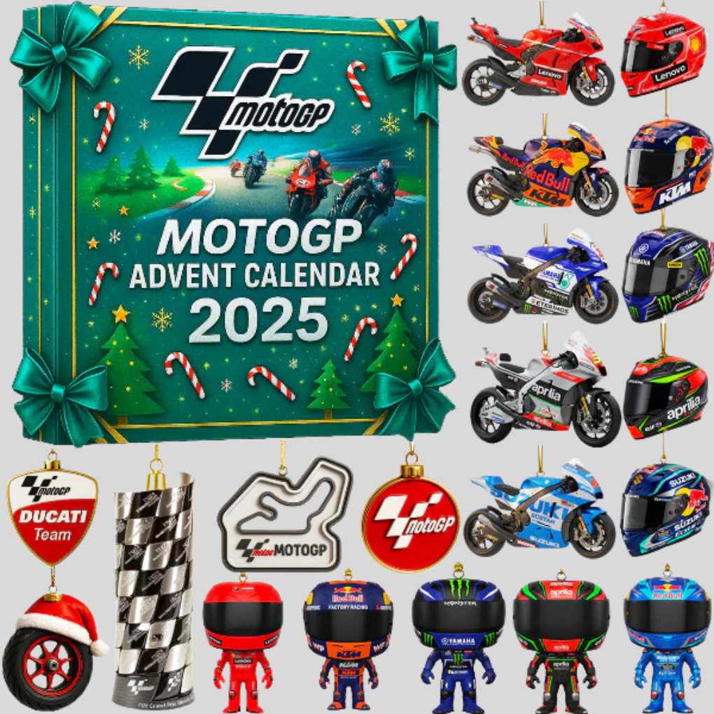 Calendrier de l’Avent MotoGP™ 2025 – 24 jours de коллекционables de course