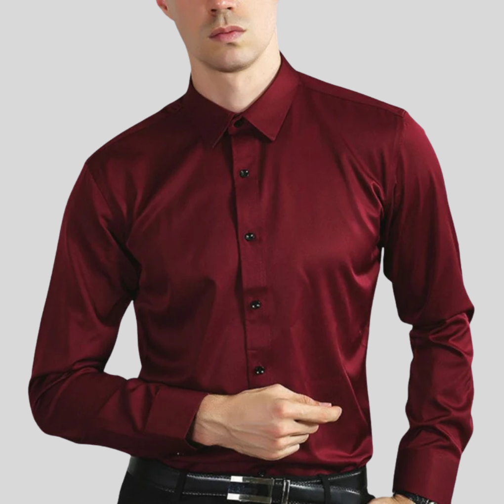Chemise pour homme sans repassage