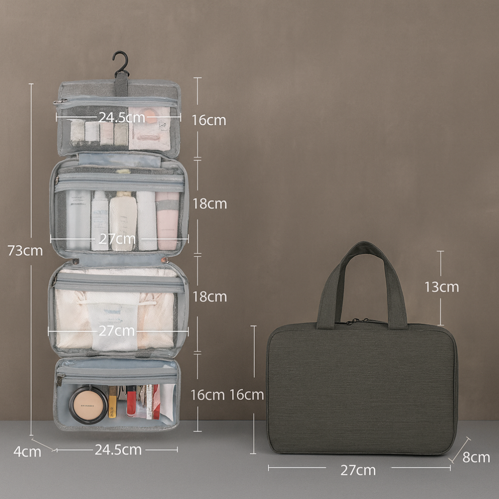 Multi-Compartment Toiletries Organiser