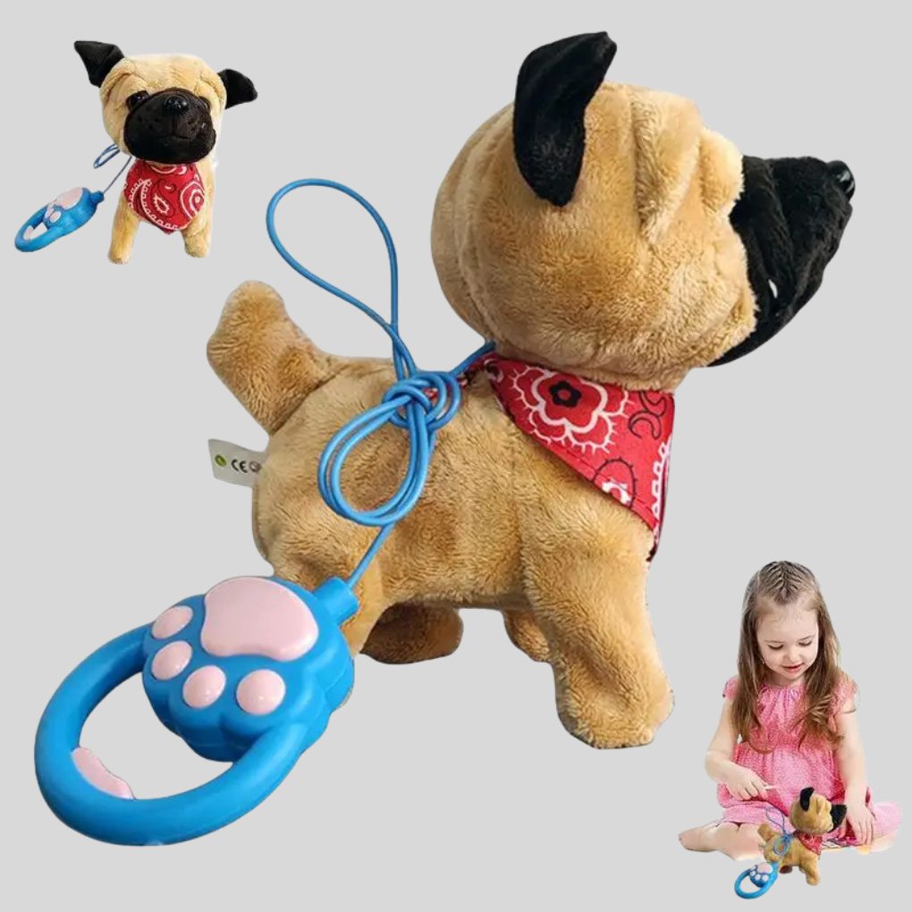 Chiot en peluche interactif – Chien jouet électronique