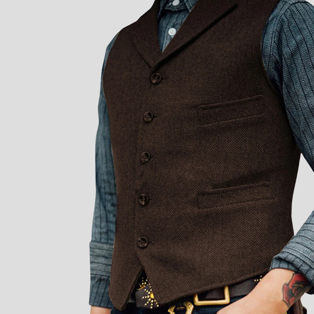 Gilet vintage pour homme