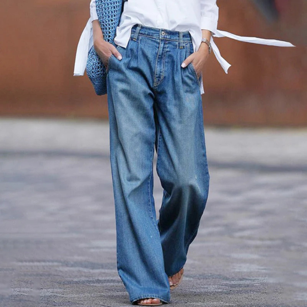 Jean large pour femme