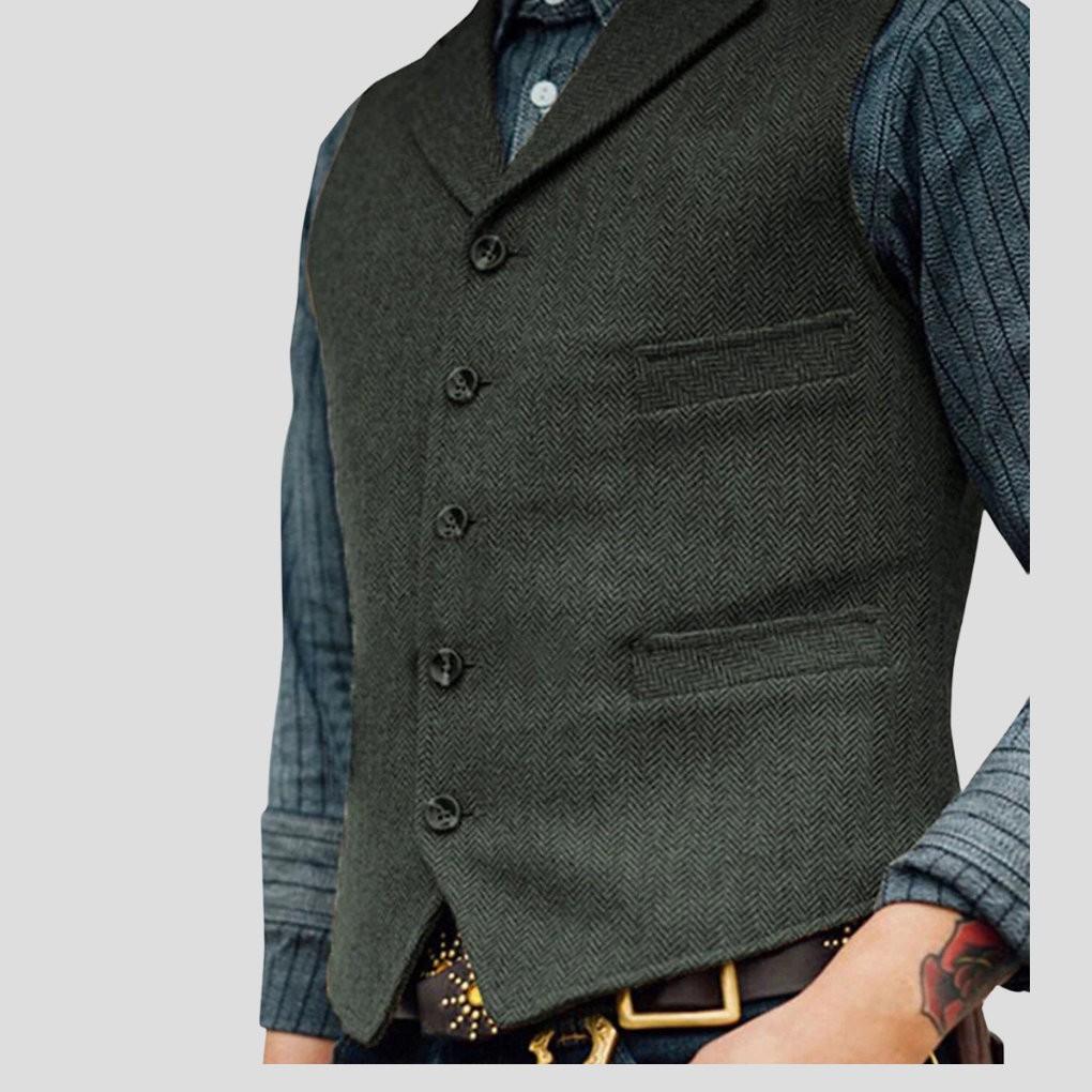 Gilet vintage pour homme