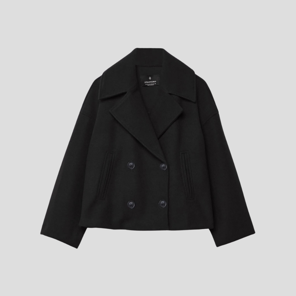 Manteau Croisé Chic – Élégant & Intemporel